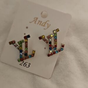 Multicolor Crystal Earrings